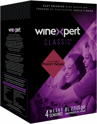 WINE KIT California PINOT NOIR Winexpert Classic Series 8L - Makes 6 Gallon Red Wine