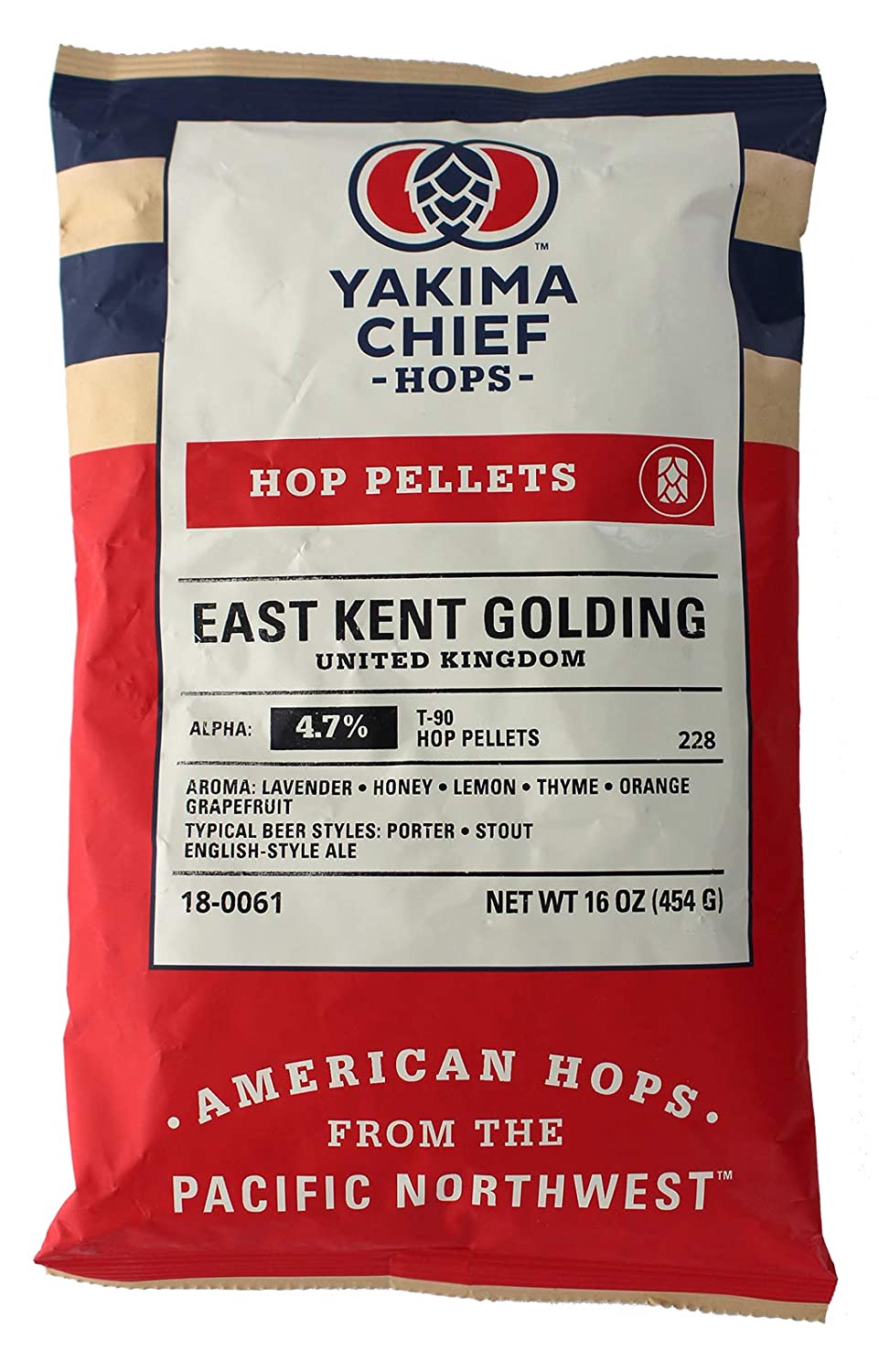 EKG EAST KENT GOLDING HOPS 1LB HOP PELLETS FACTORY PACKED IN NITROGEN FOIL FOR HOME BREWING - Image 3