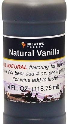 NATURAL VANILLA FLAVOR 4oz Flavoring from Brewer's Best