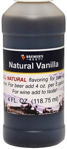 NATURAL VANILLA FLAVOR 4oz Flavoring from Brewer's Best