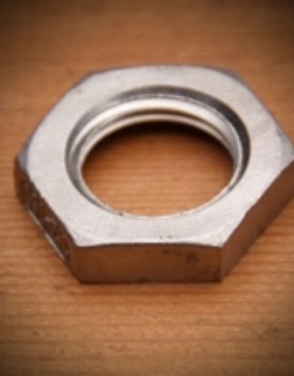 HEX LOCKNUT 1/2 Inch Grooved for O-Ring 304 Stainless Steel Threaded Pipe Fitting for Home Brewing