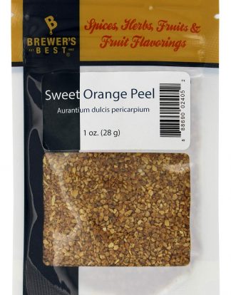 Dried SWEET ORANGE PEEL Brewers Best 1oz for Belgian witbiers