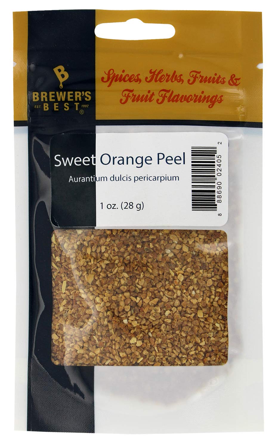 Dried SWEET ORANGE PEEL Brewers Best 1oz for Belgian witbiers