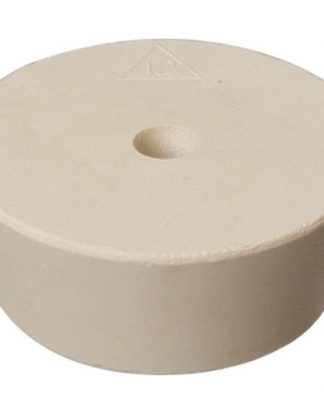 #12 DRILLED RUBBER STOPPER 64mm TOP 54mm BOTTOM from Vintage Shop