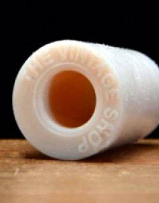 BEER BOTTLE SIZED #2 DRILLED BUNG 20mm TOP 16mm BOTTOM White Rubber Gum Stopper from Vintage Shop