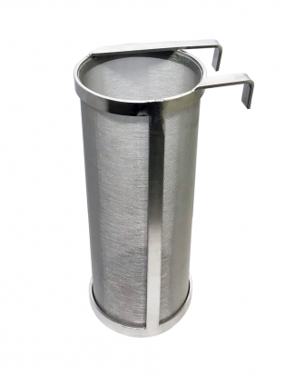 Small 10" TWO ARM 400 Micron Mesh SS HOP SPIDER STRAINER FILTER - Krome C6592 Works with any kettle
