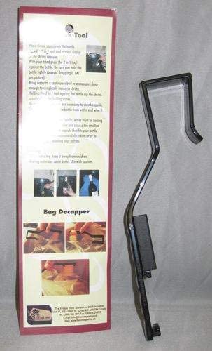 2 in 1 Tool Wine Kit BAG DECAPPER Opener with Shrink Cap Holder from Vintage Shop - Image 4