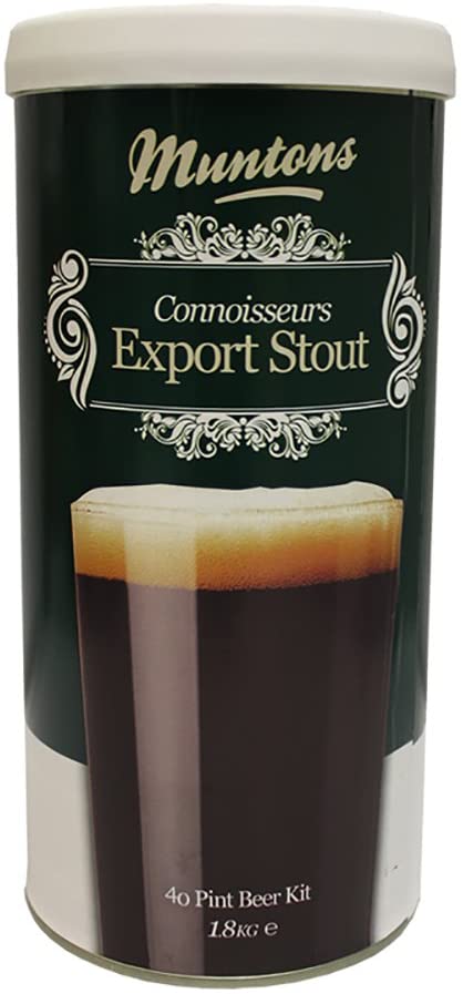 Beer 40 Pint/23L Homebrew Munton’s Connoisseurs Export Stout Beer Kit 