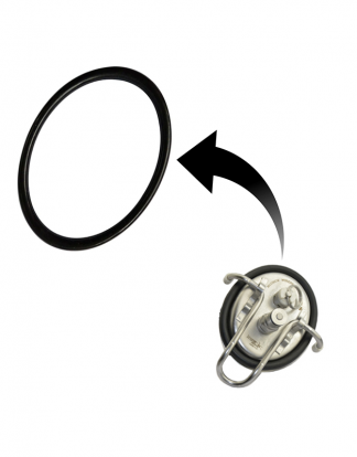 Black Corny Keg Gasket OVAL LID O-RING for Ball or Pin Lock Cornelius or Firestone type stainless steel oval keg lids - New Replacement for Pepsi or Coke Soda Kegs