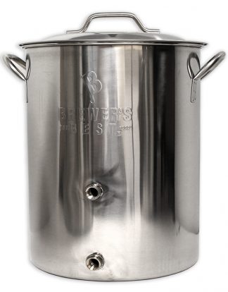 Brewer's Best 16 gal Stainless Steel Home Brewing Kettle - With Two Welded Ports