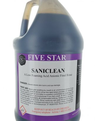 SANICLEAN 128 OZ SANITIZER One Gallon Food Grade Sanitizer Sterilizer for Brewery and Food Service Equipment Use CLEAR COMING SOON