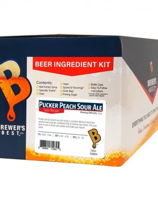 PUCKER PEACH SOUR ALE Premium Ingredient Package from Brewer's Best Beer Kits LD Carlson 1082