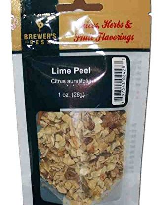 Dried LIME PEEL Brewers Best 1oz Citrus auratifolia FOR Wheat & Belgian style beers