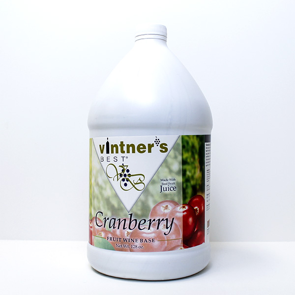 CRANBERRY WINE BASE Vintners Best 128oz Fruit Wine Base - Makes 5 Gallons