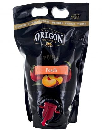 PEACH PUREE Oregon Fruit Products 3 Lbs Dispenser Pouch (Formerly Vintner's Harvest)