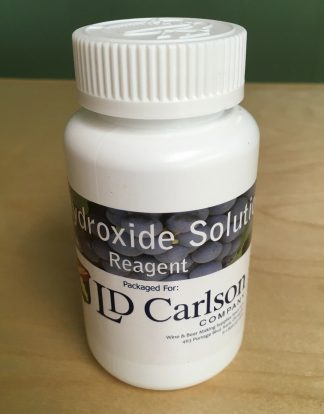 Sodium Hydroxide Solution 4 oz Reagent for LDC Acid Test Kit Certified 0.2 Normal