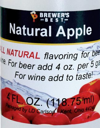 NATURAL APPLE FLAVOR 4oz Flavoring from Brewer's Best