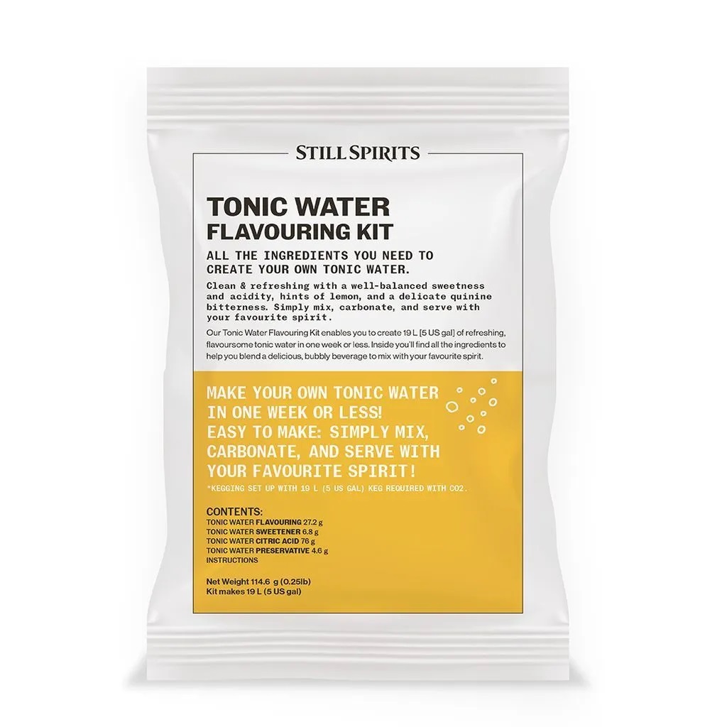AT LAST! Still Spirits TONIC WATER Mix Quinine Flavoring Pack