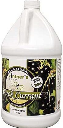 BLACK CURRANT WINE BASE Vintners Best 128oz Fruit Wine Base - Makes 5 Gallons