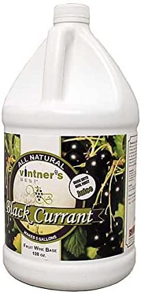 BLACK CURRANT WINE BASE Vintners Best 128oz Fruit Wine Base - Makes 5 Gallons