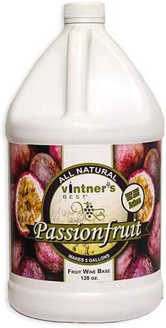 PASSIONFRUIT WINE BASE Vintners Best 128oz Fruit Wine Base - Makes 5 Gallons