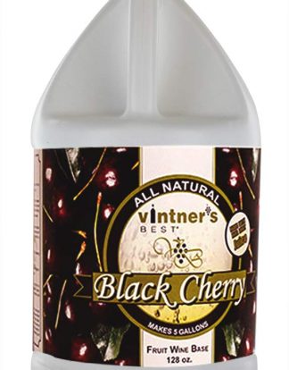 BLACK CHERRY WINE BASE Vintners Best 128oz Fruit Wine Base - Makes 5 Gallons
