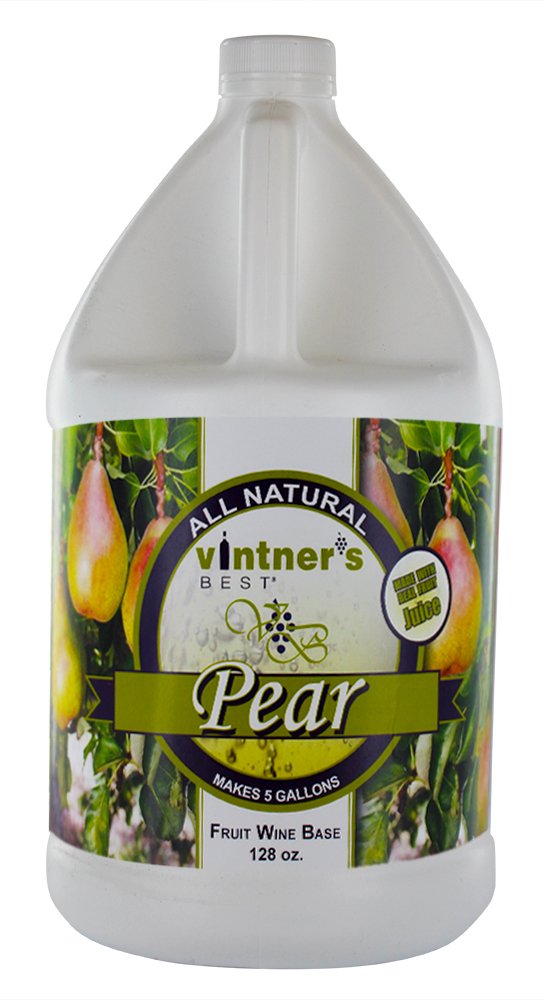 PEAR WINE BASE Vintners Best 128oz Fruit Wine Base - Makes 5 Gallons