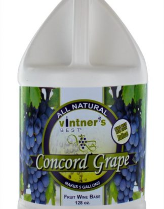CONCORD GRAPE WINE BASE Vintners Best 128oz Fruit Wine Base - Makes 5 Gallons