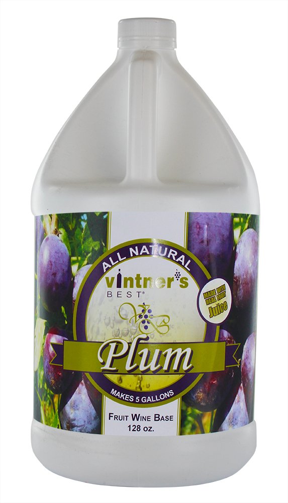 PLUM Vintners Best 128oz Fruit Wine Base - Makes 5 Gallons