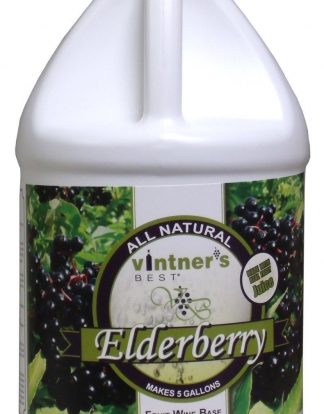 ELDERBERRY WINE BASE Vintners Best 128oz Fruit Wine Base - Makes 5 Gallons