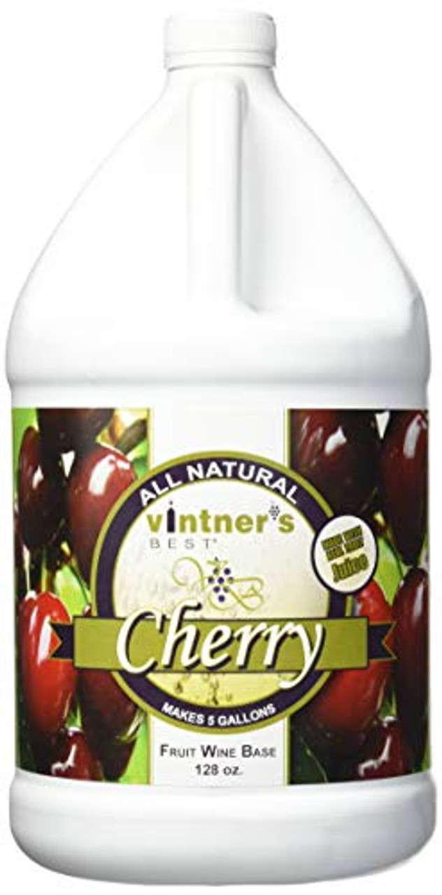 CHERRY Vintners Best 128oz Fruit Wine Base Makes 5 Gallons Hobby Homebrew