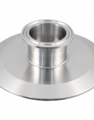 ForgeFit Stainless Tri-Clamp Sanitary Fitting FLAT END CAP REDUCER 4" x 1.5" FF412