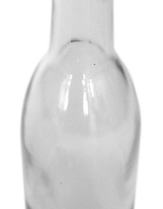 Semi-Burgundy WINE BOTTLES 375 ml Clear "Splits" Composite Glass for Wine or Vinegar Full Case of 24 5196
