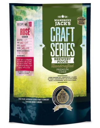 ROSE CIDER KIT Mangrove Jack's Brewery Pouch Series Hard Cider Recipe Kit #10 CZZZ0010