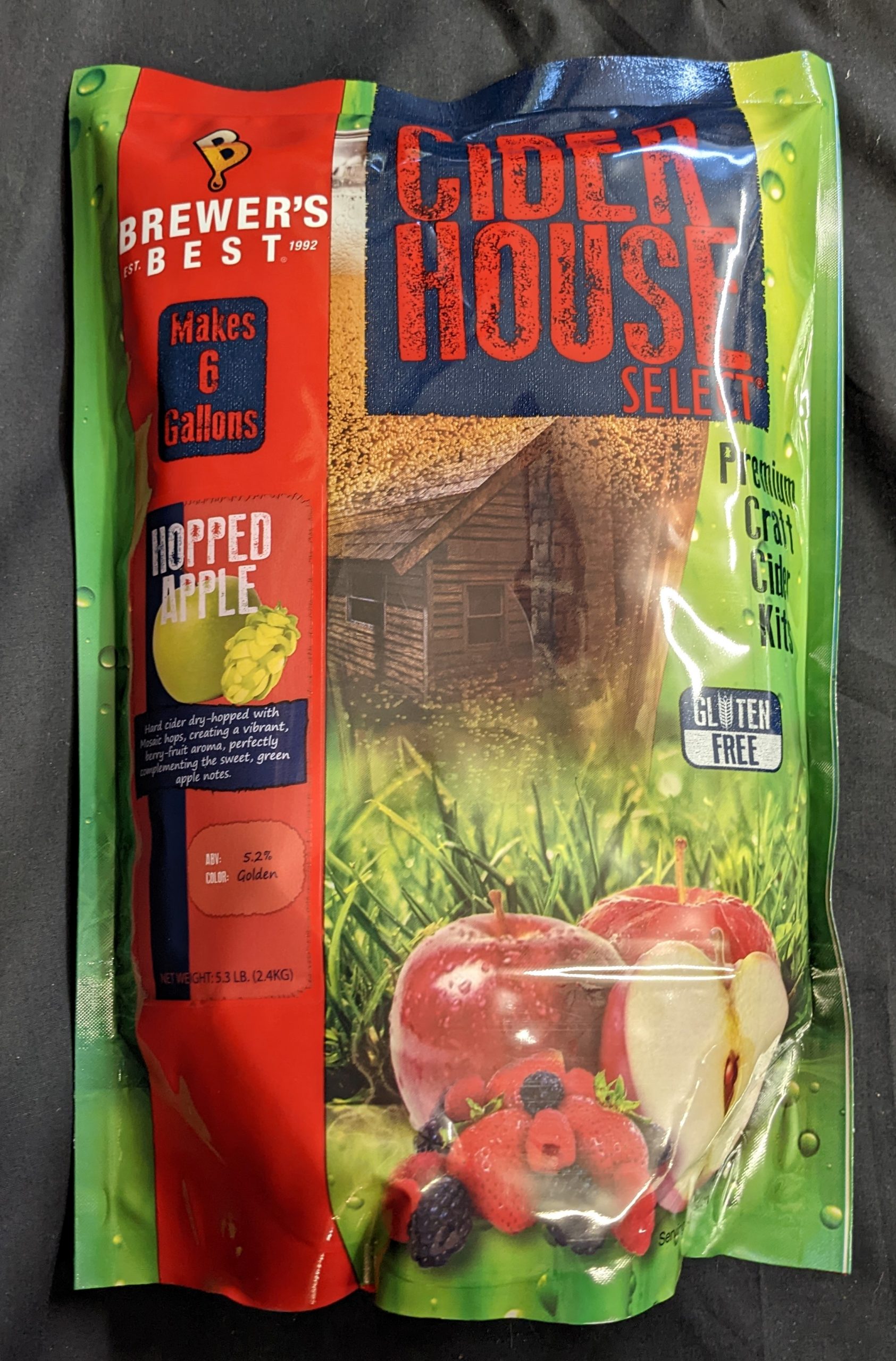 HOPPED APPLE CIDER Kit Brewer's Best Cider House Select - Makes 6 Gallons Hard Cider LDC 1192