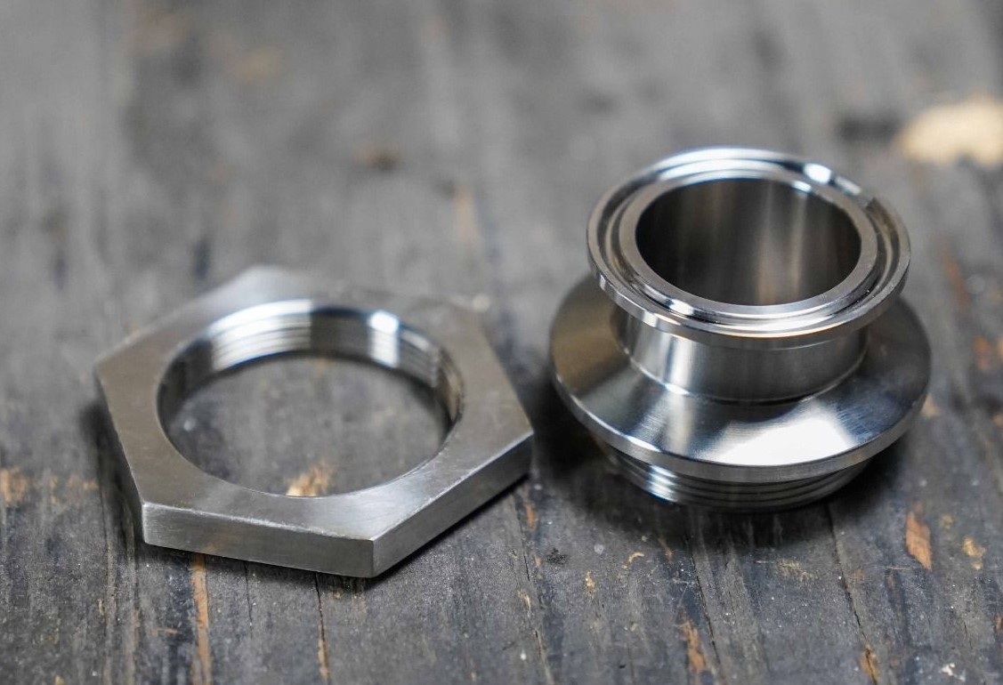 47mm Weldless Bulkhead to 1.5" TRICLAMP Adapter Kit Stainless Steel Tri-Clover Threaded Clamp Nut and O-Ring fits Blichmann Foundry Brewzilla T500 Digiboil Distillation Lids ETC - Image 4