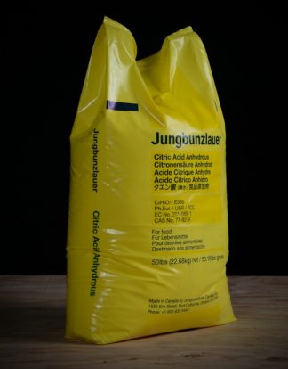 Bulk Food Grade CITRIC ACID 50lb Pound Factory Sack by Jungbunzlauer, Niran or ADM