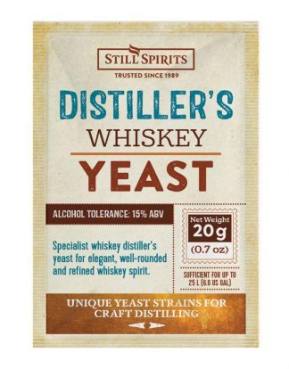 FINE WHISKY YEAST from Still Spirits - Perfect for American Whiskey in Pot Stills 20g Pack Makes 6.6 Gallons