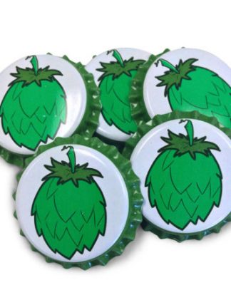 CROWN CAPS 144 HOPS CONE CROWN NEW BOTTLE CAPS STANDARD 26.5 SIZE FOR SODA AND BEER BOTTLES