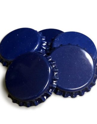 CROWN CAPS 144 BLUE NEW BOTTLE CAPS STANDARD 26.5 SIZE FOR SODA AND BEER BOTTLES