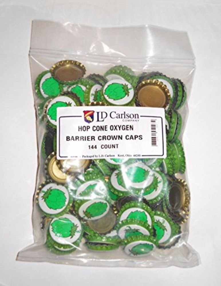 CROWN CAPS 144 HOPS CONE CROWN NEW BOTTLE CAPS STANDARD 26.5 SIZE FOR SODA AND BEER BOTTLES - Image 3