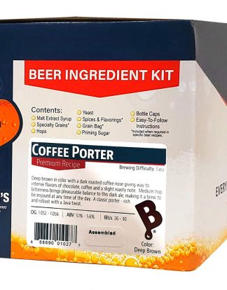COFFEE PORTER Beer Ingredient Kit from Brewer's Best 1049 (SEASONAL)
