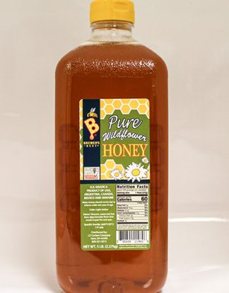 HONEY 5 LBS PURE WILDFLOWER FOR MEAD MAKING BAKING OR TABLE USE