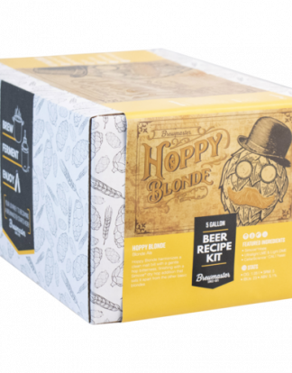Popular Dry Hopped HOPPY BLONDE ALE Premium Homebrewing Extract Ingredient Beer Kit from Brewmaster BMKIT110