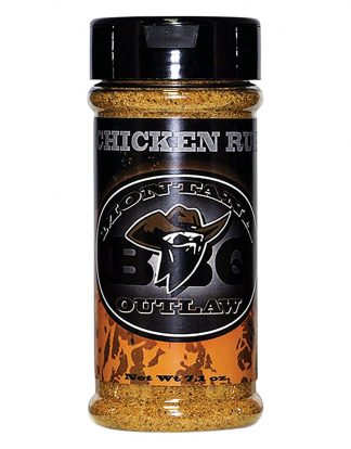 DISCONTINUED MONTANA OUTLAW CHICKEN RUB Regular 7oz Shaker Bottle