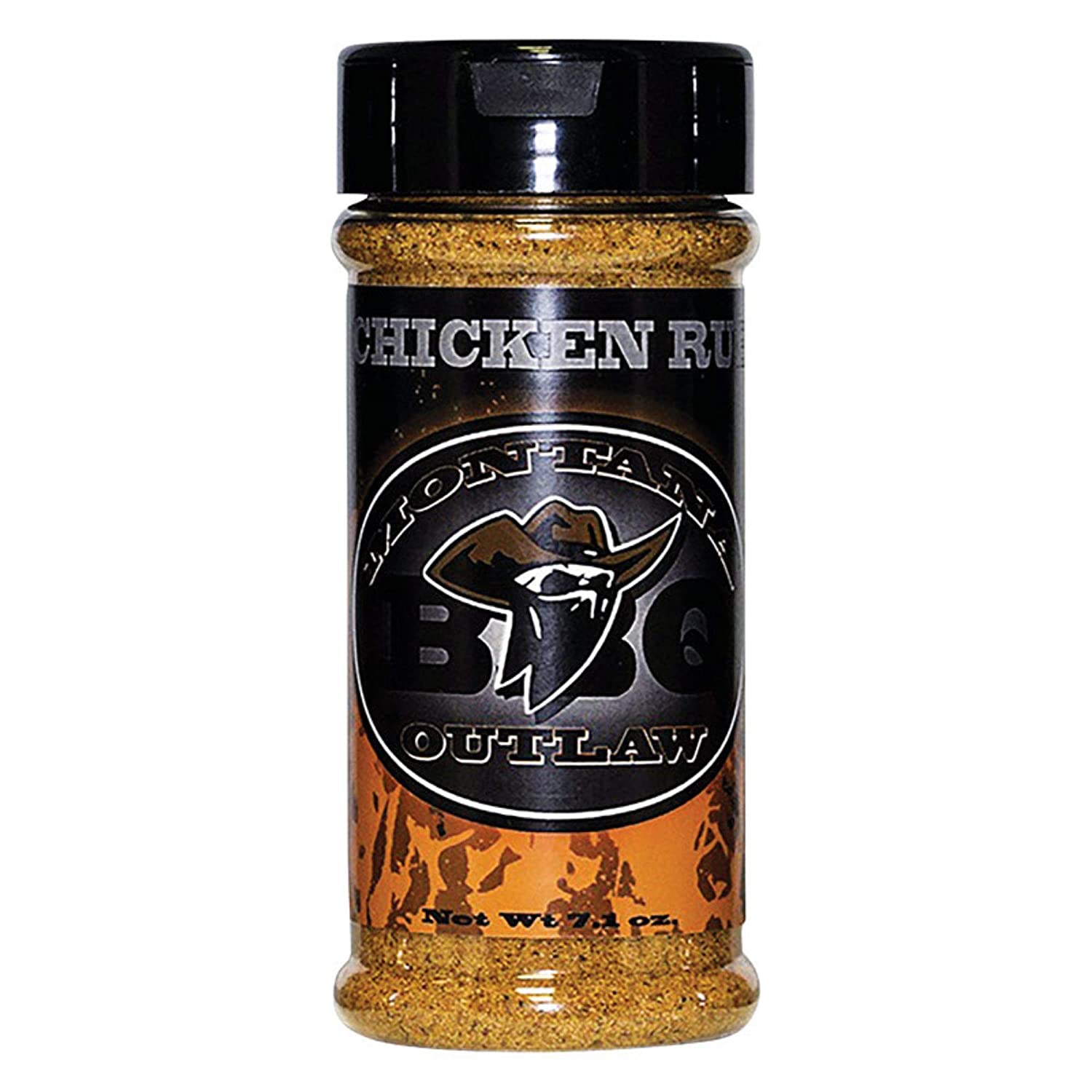DISCONTINUED MONTANA OUTLAW CHICKEN RUB Regular 7oz Shaker Bottle