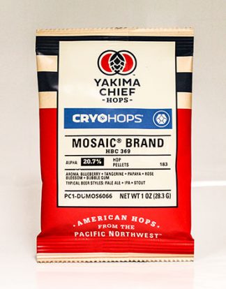 MOSAIC CRYO HOPS Lupulin Hop Pellets 1oz - Triple Purpose Bittering, Flavor, and Aroma
