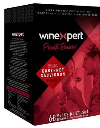 Private Reserve LODI RANCH 11 California Cabernet Sauvignon Ultra Premium 14L Wine Ingredient Kit from Winexpert - Makes 6 Gallons of Dry Red Wine LDC 3108