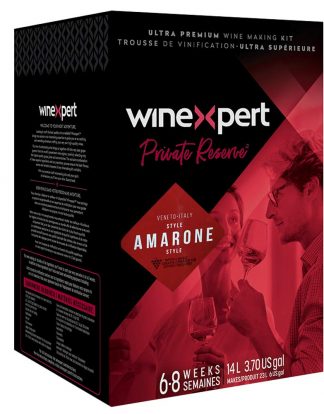 Private Reserve VENETO AMARONE Italian Style Ultra Premium 14L Wine Ingredient Kit from Winexpert - Makes 6 Gallons of Dry Red Wine LDC