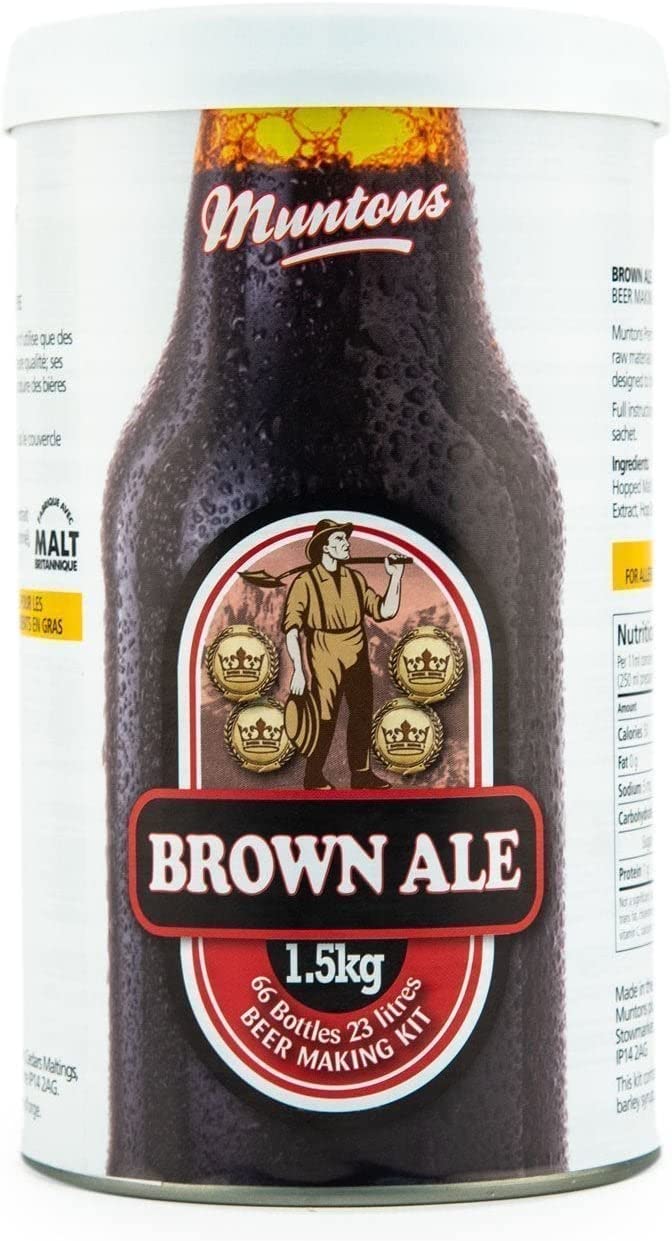 Muntons Premium Range BROWN ALE Tinned Beer Kit